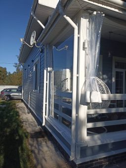 Мягкие окна из полиуретана 700 мкр. (окантовка oxford), 1 м.кв.