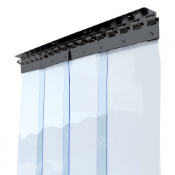 ПВХ штора полупрозрачная для складов