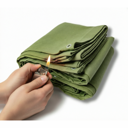 Брезент огнеупорный